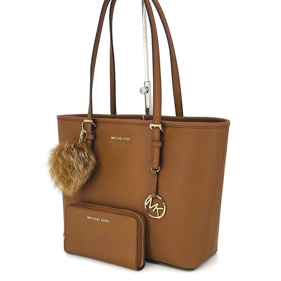 3PCS Michael Kors MD Carryall Tote Wallet Charms - Picture 2 of 8